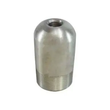 Midland Industries 91007 - Standard Bull Plug w/ 1/4 Tap, 2-1/2" MPT, Steel