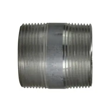 Midland Industries 76143 - Pipe Nipple, 1-1/2" MPT x 1-1/2" MPT, 3" L, Aluminum