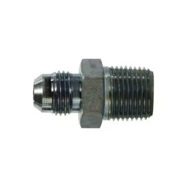 Midland Industries 24041212 - Straight Connector, 3/4" 37° JIC Flared x 3/4" MPT, Steel