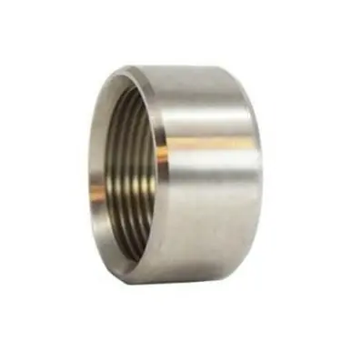 Midland Industries 63770 - Half Coupling, 1/8" FPT x 1/8" Butt Weld, Stainless Steel, 150 lb