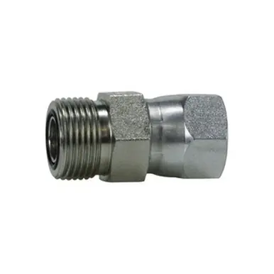 Midland Industries FS64021010 - Swivel Adapter, 5/8" Male ORFS x 5/8" 37° Female JIC Flared Tube,