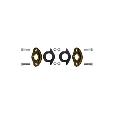 Midland Industries 970227 - Oval Water Meter Flange Kit, 1-1/2" FIP, Brass