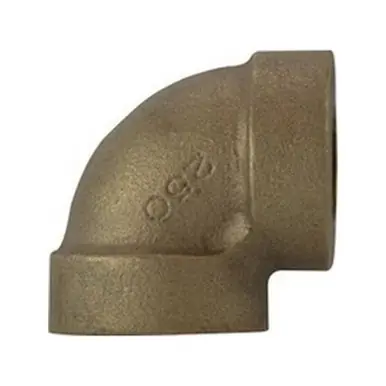 Midland Industries 43102 - 90° Elbow, 3/8" FPT x 3/8" FPT, Bronze
