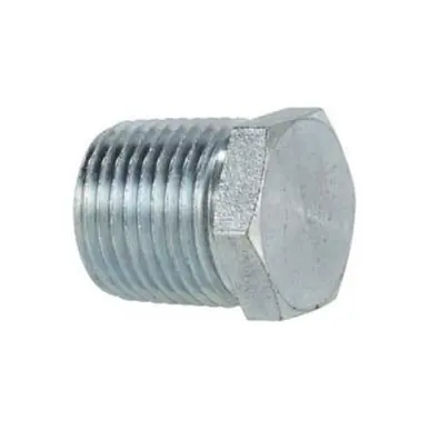 Midland Industries 5406P16 - Hex Head Plug, 1" MPT, Steel