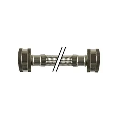 Midland Industries 923972 - Washing Machine Connector, 72" L, Stainless Steel