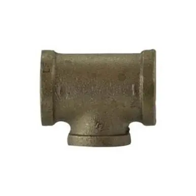 Midland Industries 44287LF - Reducing Tee, 3/4" FPT x 1/2" FPT x 1/2" FPT, Bronze