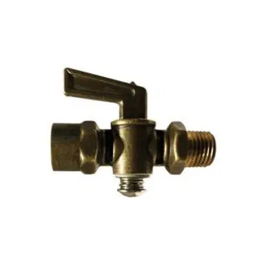 Midland Industries 46161 - Shut-Off Cock, 1/4" Nominal, MIP x FIP, forged Brass Body