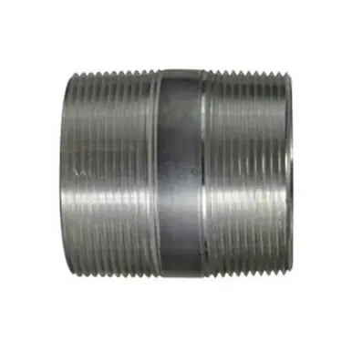 Midland Industries 76220 - Pipe Nipple, 4" MPT x 4" MPT, Close L, Aluminum