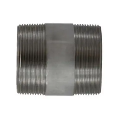 Midland Industries 48207 - Welded Pipe Nipple, 3" MPT x 3" MPT, 6" L, Stainless Steel, SCH 40