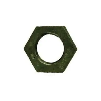 Midland Industries 64708 - Hex Locknut, 2" Nominal, Iron, Galvanized