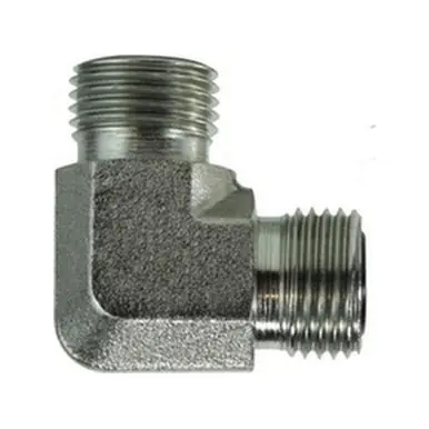 Midland Industries FS25001616 - 90° Union Elbow, 1-7/16" Male ORFS x 1-7/16" Male ORFS, Steel