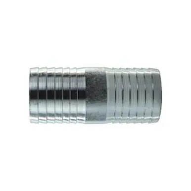 Midland Industries 973902 - Coupling, 1" Hose Barbed x 1" Hose Barbed, Steel, Galvanized