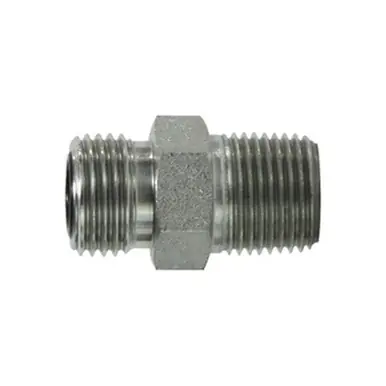 Midland Industries FSO240444 - Adapter, 9/16" Male ORFS x 1/4" MIP, Steel