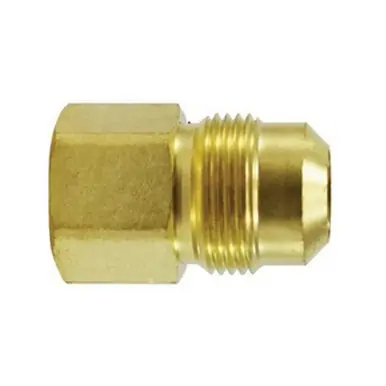 Midland Industries 35136 - Connector, 15/16" SAE 45° Flared x 1/2" FIP, Brass
