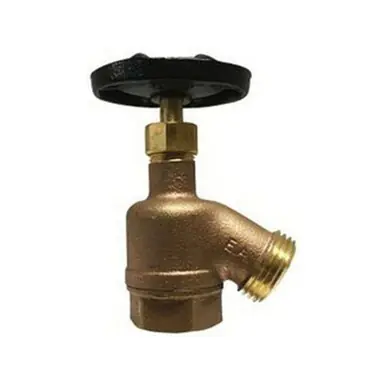 Midland Industries 942101 - Bent Nose Garden Valve, 3/4 x 3/4" Nominal, FIP x MGH, Brass Body