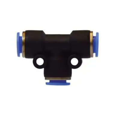 Midland Industries 20030C - Union Tee, 1/2" Push" Tube x 1/2" Push" Tube x 1/2" Push" Tube,