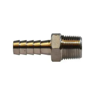 Midland Industries 73961 - Adapter, 4" Hose Barbed x 4" MIP, Stainless Steel