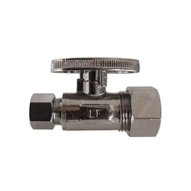 Midland Industries 746546 - Straight Supply Stop, 1/2 x 3/8" Nominal, FIP x Compression, Brass Body