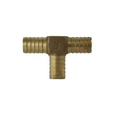 Midland Industries 973966 - Tee, 1" Hose Barbed x 1" Hose Barbed x 1" Hose Barbed, Bronze