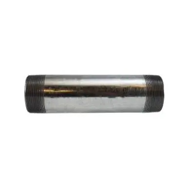 Midland Industries 56160 - Pipe Nipple, 2" MPT x 2" MPT, 2" L, Steel, Galvanized, SCH 40 Schedule,