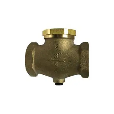 Midland Industries 947140 - In-Line Check Valve, 1/8" Nominal, FIP x FIP, Cast Bronze Body, Import