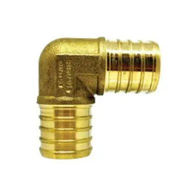 Midland Industries 35086CE -35086 Cold Expansion Reducing Union Elbow, 3/4" PEX x 1" MPT, Brass