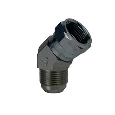 Midland Industries 6502-14-14 - 45° Swivel Elbow, 7/8" Male 37° JIC Flared x 7/8" Steel