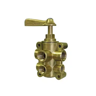 Midland Industries 46237 - Fuel Valve, 1/2 x 3/8" Nominal, FIP x FIP, 6 -Port/Way, 30 psi Pressure