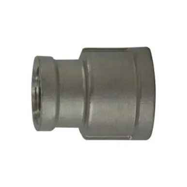 Midland Industries 63447 - Reducing Coupling, 1-1/2" FPT x 1/2" FPT, Stainless Steel, 150 lb