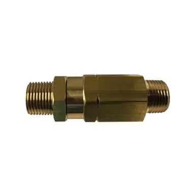 Midland Industries 46519 - High Pressure Check Valve, 3/8" Nominal, MIP x MIP, Brass Body, Import