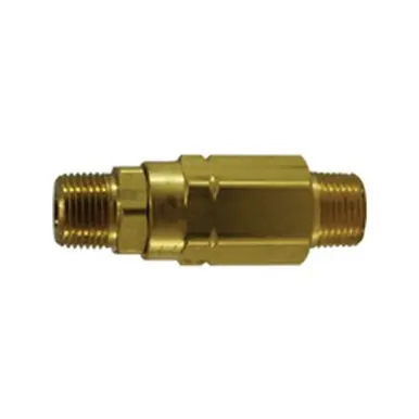 Midland Industries 46515 - High Pressure Check Valve, 1/4" Nominal, MIP x MIP, Brass Body, Domestic
