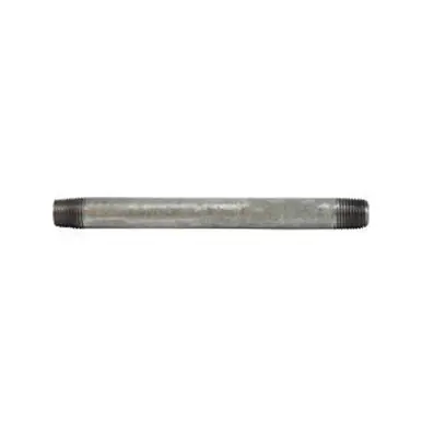 Midland Industries 56009 - Welded Pipe Nipple, 1/8" MPT x 1/8" MPT, 5" L, Steel, Galvanized, SCH 40