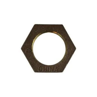 Midland Industries 44708 - Hex Locknut, 2" FPT, Bronze