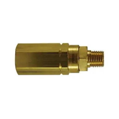 Midland Industries 46514 - High Pressure Check Valve, 1/4" Nominal, FIP x MIP, Brass Body, Domestic