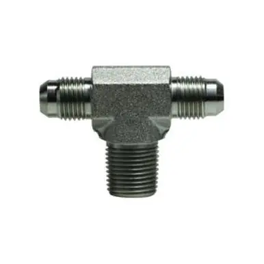 Midland Industries 26011212 - Branch Tee, 3/4" 37° JIC Flared x 3/4" 37° JIC Flared x 3/4" NPT(M),