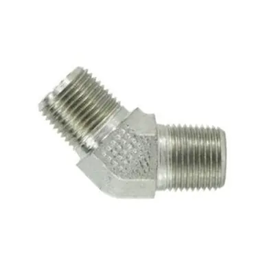Midland Industries 550166 - 45° Elbow, 3/8" MPT x 3/8" MPT, Steel