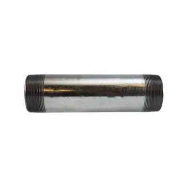 Midland Industries 56170 - Welded Pipe Nipple, 2" MPT x 2" MPT, 8" L, Steel, Galvanized, SCH 40