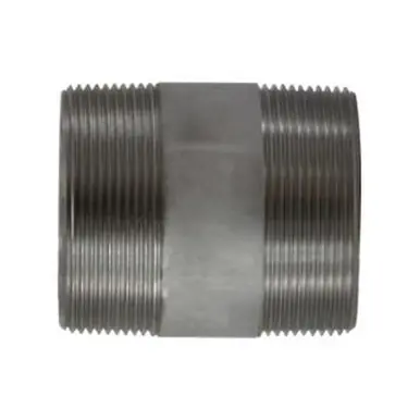 Midland Industries 48210 - Welded Pipe Nipple, 3" MPT x 3" MPT, 9" L, Stainless Steel, SCH 40
