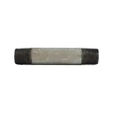Midland Industries 56241 - Welded Pipe Nipple, 1/2" MPT x 1/2" MPT, 24" L, Steel, Galvanized, SCH 40