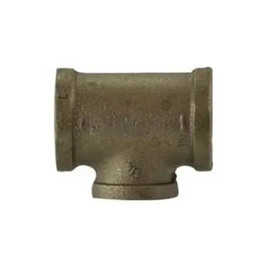 Midland Industries 44292LF - Reducing Tee, 1" FPT x 1/2" FPT x 1/2" FPT, Bronze