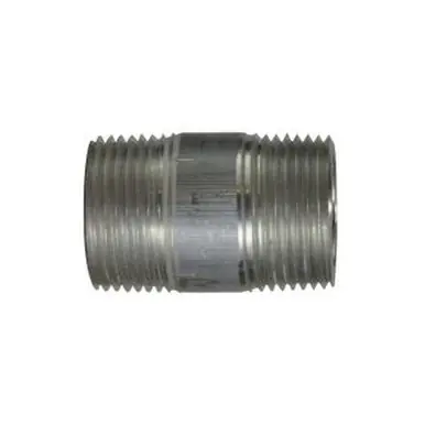 Midland Industries 76104 - Pipe Nipple, 1" MPT x 1" MPT, 3-1/2" L, Aluminum