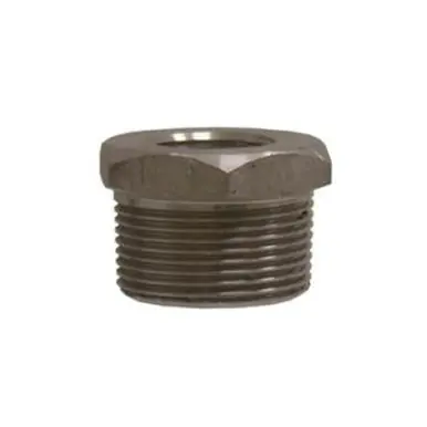 Midland Industries 103518 - Hex Bushing, 1-1/4" MPT x 1" FPT, Stainless Steel, 3000 lb