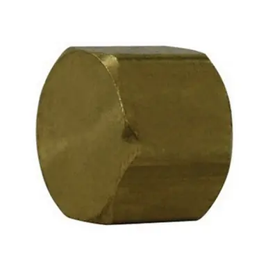 Midland Industries 35186 - Cap, 15/16" SAE 45° Flared, Brass