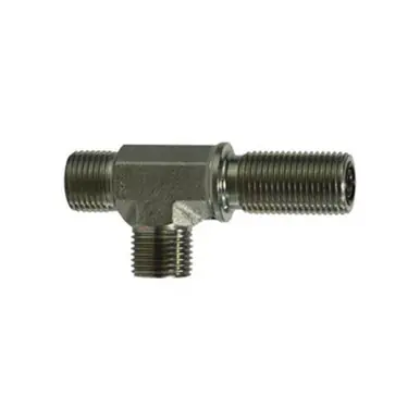 Midland Industries FS270466 - Bulkhead Union Run Tee, 11/16" Male ORFS x 11/16" Male ORFS x 11/16"