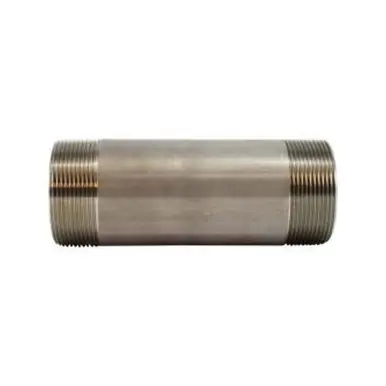 Midland Industries 48182 - Welded Pipe Nipple, 2-1/2" MPT x 2-1/2" MPT, 3-1/2" L, Stainless Steel