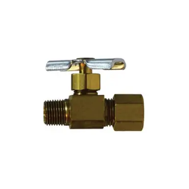 Midland Industries 26032X - Captive Sleeve Heavy-Pattern Needle Valve w/ 26003 1/4" Captive Sleeve