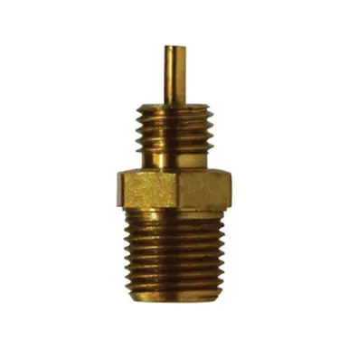 Midland Industries 25175 - Adapter w/ Nut & Split Sleeve, 1/8" Tube OD x 1/16" MPT, Brass
