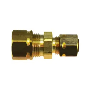 Midland Industries 26062 - Union w/ 26001 Nut, 1/8" Compression x 1/8" Compression, Brass