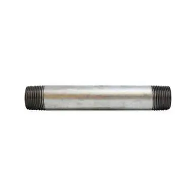 Midland Industries 56084 - Welded Pipe Nipple, 3/4" MPT x 3/4" MPT, 3" L, Steel, Galvanized, SCH 40