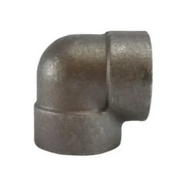 Midland Industries 101107 - 90° Elbow, 1-1/2" FPT x 1-1/2" FPT, Steel, 3000 lb